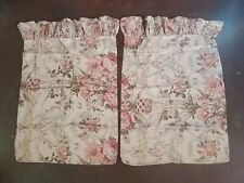 2 RALPH LAUREN GUINEVERE Floral Pillowcase STANDARD Cover Ruffled picture