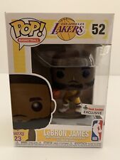 Funko POP Lebron James # 52 LA Lakers Yellow Jersey Foot Locker Exclusive picture