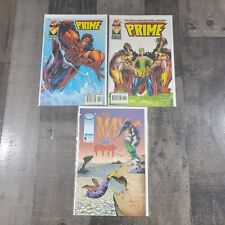 Vintage 1990s Comics Lot - Malibu Prime #11, #13 / Image The Maxx and Pitt #8 NM picture