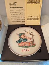 M.J. Hummel Goebel 1979 Vintage Collectors Plate 9th Annual HUM 272 W. Germany picture