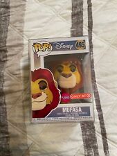 Funko Pop: Disney - Mufasa (Flocked) - Target (Exclusive) #495 with Protector picture
