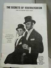 The Secrets of Ventriloquism by William Ogie Vintage Paper Back Book picture