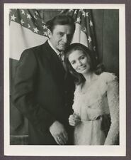 Johnny Cash & June Carter 1969 Original Vintage Portrait Photo Patriotic J5923 picture