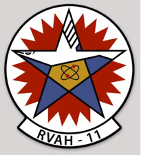 Officially Licensed US Navy RVAH-11 Checkertails Squadron Sticker picture