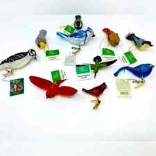 NWT - BUNDLE OF 10 BIRD ORNAMENTS picture