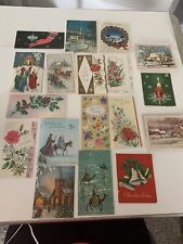Vintage Lot Of Cards Christmas Get Well picture