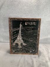 Paris Eiffel Tower Large Faux Book Storage Box Stash picture