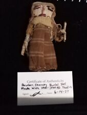 WITH COA**Peruvian Chancay Funeral Doll Antique Burial   1000-1460AD Textile picture