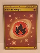 Pokémon TCG Basic Fire Energy Sv03: Obsidian Flames 230/197 Holo Hyper Rare picture