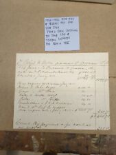 1854 African American Slave Rental Agreement For 1 Year Historical Document picture