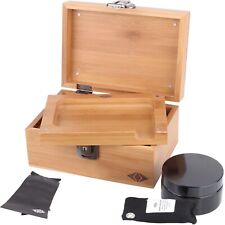Duido Premium Bamboo Smell Proof Stash Box with Lock & Storage Kit Accessories picture