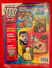 2000 AD PROG 837 (4 Feb 94) UK ROYAL POST BAGGED - ISSUED WITH FREE BADGE picture