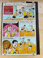 REGGIE AND ME #31 art color guide 1 PG STORY BASKETBALL ARCHIE REGGIE 1968 picture