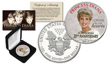 PRINCESS DIANA  20th Anniversary 1oz .999 SILVER AMERICAN EAGLE U.S. COIN w/BOX picture