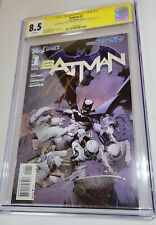 Batman #1 (2011) CGC SS 8.5 Signed 3X by G. Capullo, S. Synder, and J. Glapion picture