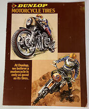 Dunlop Motorcycle Tires Catalog Vtg 1978 Buffalo New York VHTF picture