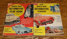 Original 1954 & 1956 World-Wide Automotive Year Book Lot of 2 Trend Book 114 126 picture