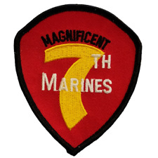 USMC 7th Marines Regiment Magnificent Seventh US Marine Corps Patch picture