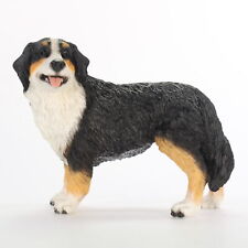 Bernese Mountain Dog Figurine Hand Painted Collectible Statue picture