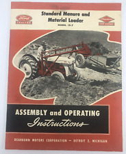 Ford Tractor Standard Loader Assembly Operating Instructions Manual 1948 19-7 picture