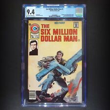 Six Million Dollar Man #1 | Charlton 1976 | 1st Steve Austin | CGC 9.4 picture