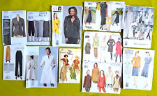 Lot/11 VOGUE Patterns Sizes 14 to 22 ~ All Uncut DKNY, Claire Shaeffer, Rucci picture