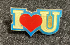I Love You Heart Pin Vintage 1980s picture