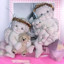 Vintage Dreamsicles lot Angel figurines / wall plaque Collectible Cast Art 1994 picture