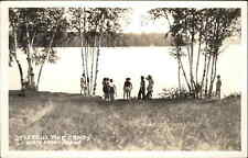 North Anson ME Maine Devereux Pine Camps c1940 Real Photo Postcard picture