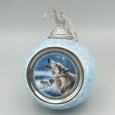 Spirit of the Wilderness - 1997 Bradford Exchange Wolf Ornaments - Evening Song picture