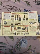 Vintage 1953 Chevrolet Motor Division Complete Paint Brush Guide Poster 16X11 picture
