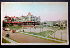 Magnolia MA Postcard :   The Oceanside Hotel tennis courts 1910s PHOSTINT picture