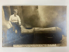 Real Photo Postcard Bobby Leach & Barrel July 1911 Man “Over” Niagara Falls picture