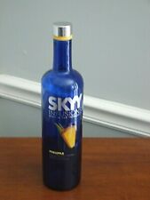 EMPTY Skyy  PINEAPPLE  Vodka Blue bottle/decanter 750 ml picture