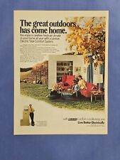 1969 Vintage Print Ad Lennox Air Conditioner Live Better Electrically picture