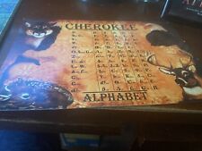 1998 Cherokee Alphabet Postcard Carson City Very RARE Never Used picture