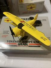 Spec Cast Pennzoil Lockheed Vega 5B Die Cast Vintage Airplane Bank picture