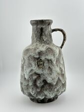 West Germany Pottery Vase/Pitcher Fat Lava 8” German Belfor Keramik Vase Jug picture