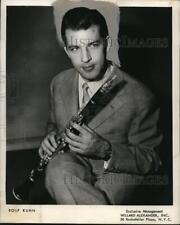 1957 Press Photo Rolf Kuhn German Clarinet Player - orp19647 picture