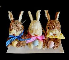 Ashland Brand ~  Easter Bunnies ~ Decor Figurines - Set of 3 picture