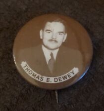 1948 Thomas E. Dewey Presidential Campaign Political Pinback Button Pin Badge picture