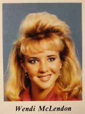 ACTRESS WENDI MCLENDON-COVEY  'GOLDBERGS' 1987 MILLIKAN HIGH SCHOOL YEARBOOK picture