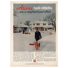 1971 Ariens Sno Thro: Neighborhood Affair Vintage Print Ad picture
