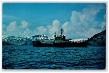 c1960's US Coast Guard Cutter BALSAM (WLB-62) Sailing Vintage Postcard picture