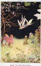 ca 1910 Tuck Oilette postcard, Fairyland Fancies, fairies, fantasy picture