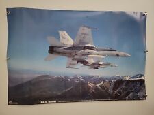 F/A 18 Hornet Fighter Jet  Vintage 1987 USAF Air Force Airplane Poster 21