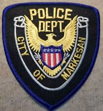 WI City of Markesan Wisconsin Police Patch picture