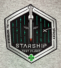 Authentic SPACEX -STARSHIP TEST FLIGHT-SUPER HEAVY- STARBASE, TX- EMPLOYEE Patch picture