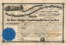 Street Improvement Fund Bond, of the Corporation of the City of New York - Gener picture