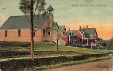 Baptist Church Owl's Head Maine ME 1912 Postcard picture